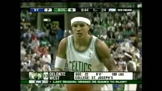Delonte West 14 Pts 9 Ast 3 Stl 4 Blk Vs. Knicks, 2005-06.