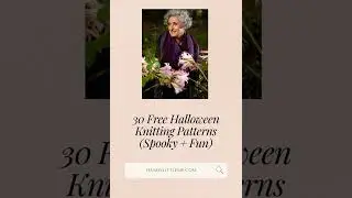 30 Free Halloween Knitting Patterns Spooky + Fun