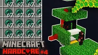 I Made an Unlimited XP Farm In Minecraft Hardcore #4 