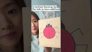 Addition Ladybug - hands on addition activity for preschoolers