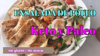 ENSALADA DE POLLO KETO Y PALEO #keto#paleo#lowcarb