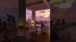 Unreal sunset view