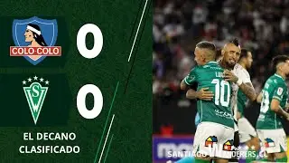 COLO COLO 0 - SANTIAGO WANDERERS 0 EL DECANO CLASIFICADO
