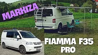 🚐 MARKIZA FIAMMA F35 pro Kamper VW Volkswagen T5 / T6 Transporter Van life Zaczepy Multivan Caravell