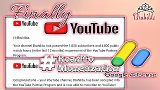 ROAD TO MONETIZATION | #MonetizedChannel | Bruhilda 💕
