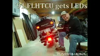 1991 Harley Davidson FLHTCU gets an LED upgrade