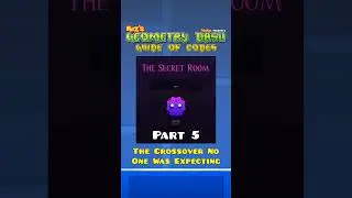 The Secret Room Codes of Geometry Dash - Part 5: The Crossover No One Was Expecting 🎵🎧🎮🖥️💽 #shorts