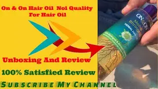 Unboxing On&On Maha bhringraj Hair Oil😊user review? #hairoil #youtube