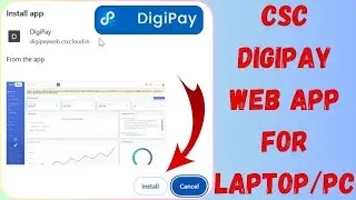 😍CSC Digipay Web App Download for Laptop/PC 2025 | Download Digipay Web app #csc #cscvle #digipay