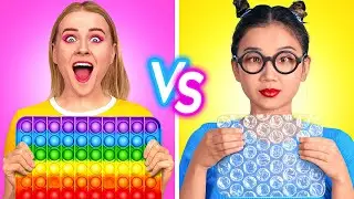 POPULAR VS NERD AT SCHOOL || How To Become Popular Hacks And Funny Situations By 123 GO! GOLD