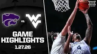 Kansas State vs. West Virginia Game Highlights | 2025-26 Big 12 Men&rsquo;s Basketball