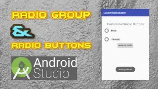 Radio Groups & Radio Buttons Example In Android Studio | programming with GM