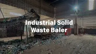 Industrial Solid Waste Baler