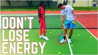 Don’t Lose Energy | Learn to Pick Up Tennis Balls Correctly