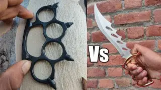 World Biggest Knife Unboxing & Testing | Fighting Punch + Knife | Steel Punch