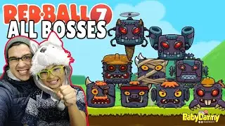 ALL BOSSES Red Ball 7 👾👻👹🤡 | Todos los bosses de la Bolita Roja 7