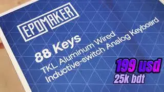 Epomaker Magcore87. Highlights and Unboxing.