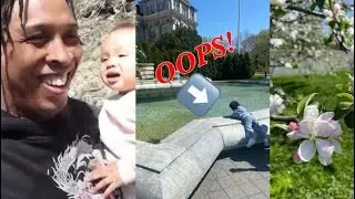 Mixed Baby falls into Trevi Fountain | DROŚ Family Vlogs | Rain&Day | Asian Pacific Islander