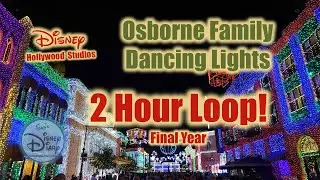 Farewell Osborne Lights | Walt Disney World | Hollywood Studios | Christmas Lights | Two Hour Loop