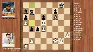 Abdusattorov vs Mishra - Round 2 - 2025 London Chess Classic