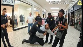 Police Surround Defiant Couple After Mall Panic &mdash; Refusal to Stop Ends in Arrest