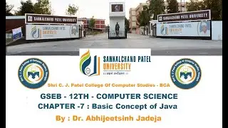 GSEB 7 : BASIC OF JAVA