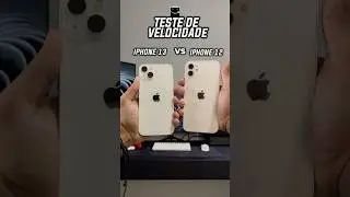 IPHONE 13 vs IPHONE 12- TESTE DE VELOCIDADE #shorts #iphone13 #iphone12