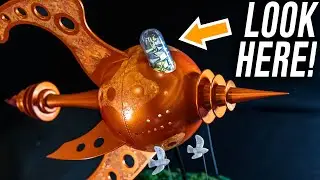 This Retro Spaceship Model Has Insane Interior Detail!