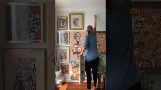 Creating a gallery wall! #gallery #gallerywall #interiordesign