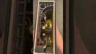 Train Station Book Nook- SO Many Details!