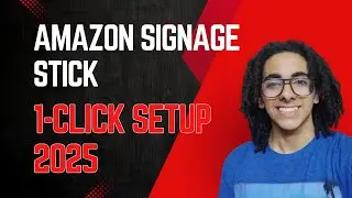 Amazon Signage Stick + PosterBooking: 1-Click Setup 2025