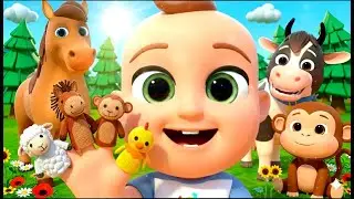 🔴🌈  The Farm Family Song | The Farm Animal Song | Farm Fun #fingerfamily