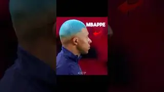 Mbappe in blue hair 💀#edit #shorts