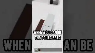 Is this the most handsome Polar Bear alive? (Minecraft Build Battle)