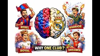 Psychology of people who support Barcalona and Real Madrid #FootballPsychology