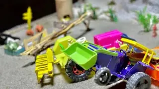 Bridge Construction Vehicles, Fire Truck, Dump Truck Toys