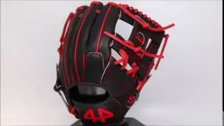44 Pro Custom Baseball Glove Signature Series Black Red I web