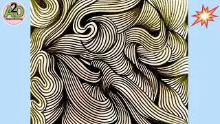 Pattern Drawing-1 | Pattern Drawing 💡| How to Draw Beautiful Pattern