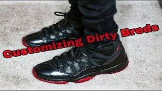 Jordan Retro 11 72-10 (Dirty Bred) Custom