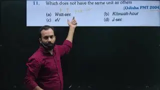 Q-11 NEET unit dimensions and measurement From Errorless: Which does not have the same unit as other