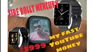 fire bollt mercury smartwatch unboxing &review best smartwatch undar 3000