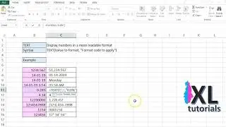 Text Function In Excel