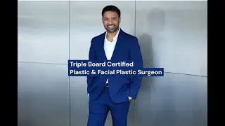 Consultation with. Dr. Mansher Singh, Triple Board Certified Plastic & Facial Plastic Surgeon.