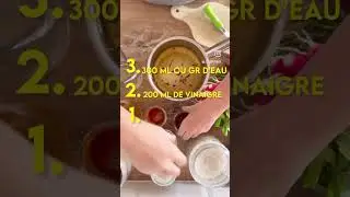 Ma recette de pickles facile 3 2 1