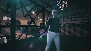 Glowing Lines Effect Shuffle Dance