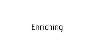 How to pronounce Enriching / Enriching pronunciation