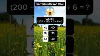 Brain Boost Math Quiz | Solve If You&rsquo;re Smart!  #quickmindtest #quiz #mathquiz #maths