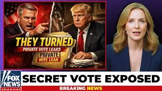 1 MIN AGO: Republican Leaders TURN on Trump as Private Vote Leaks