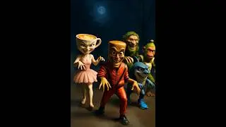 Brainrot Thriller 🧟 Michael Jackson Zombie Dance (Cursed Version)
