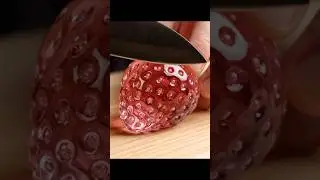 ASMR Glass Fruit Cutting ✨ | Strawberry 🍓 & Peach 🍑 | Satisfying Relaxing Sounds&rdquo; #asmr #shorts #ai
